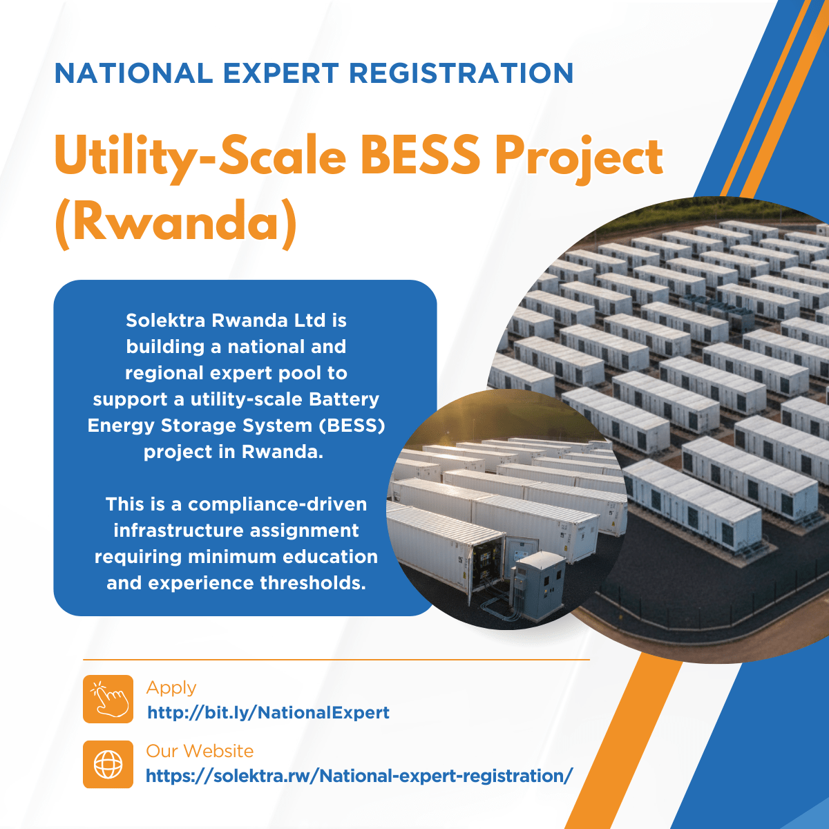 Grid Rwanda National Expert Registration | SOLEKTRA Rwanda